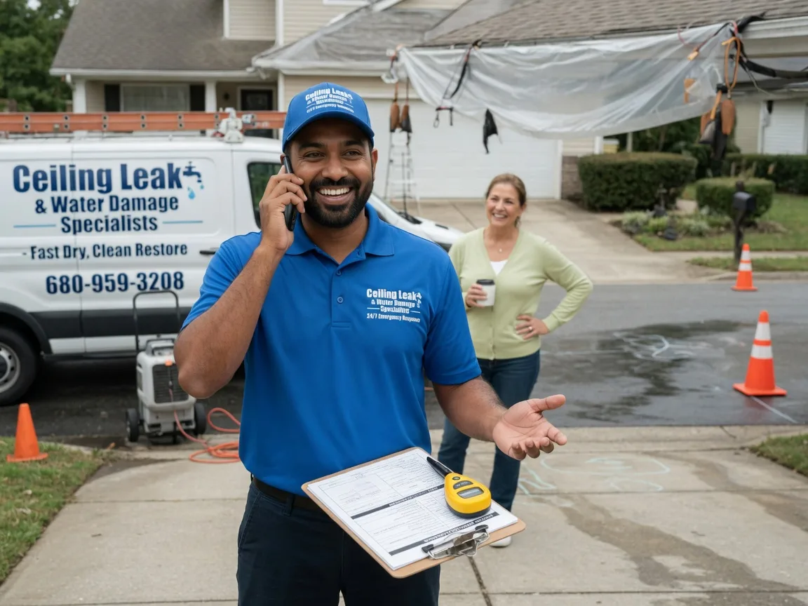 Ceiling Leak Cleanup Sutton, ND FAQs